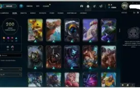 Conta de LoL Nivel 204 com 193 skins +17cromas+ 149 campeões