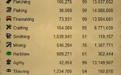 🟢 OSRS Conta Skiller Lvl 3