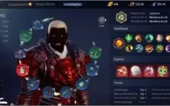Guerreiro 98k full pedra e tesouro pvp, 3 pet de xp epico