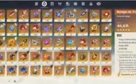 Conta Genshin, Keqing, Falcão, Dilluc C1, Raiden, Qiqi, Jean