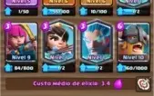 Conta Clash Royale / 5 lendárias, Arena 10, Level 9