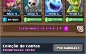 Conta Clash Royale / 5 lendárias, Arena 10, Level 9