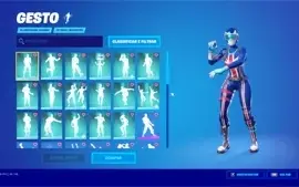 Conta com 200 skins, minty, skins raras e +