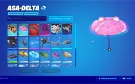 Conta com 200 skins, minty, skins raras e +
