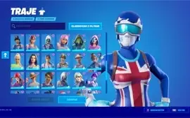 Conta com 200 skins, minty, skins raras e +