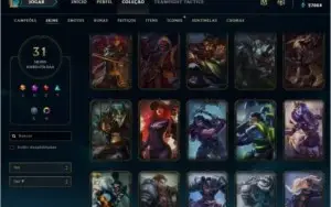 Conta LOL Gold III - 111 Champions, 31 skins, 27k Essência
