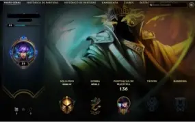 Conta Ouro IV (Smurf com MMR de Platina2)