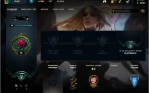 CONTA LEAGUE OF LEGENDS smurf 2