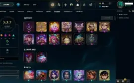 Conta Lol - 648 Skins / 232K Ea / Esmeralda 4