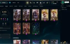 Conta Lol - 648 Skins / 232K Ea / Esmeralda 4