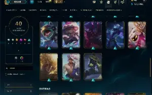 Unranked com 80 Champs e 40 Skins +2 Prestigios