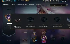 Unranked com 80 Champs e 40 Skins +2 Prestigios