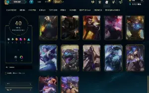 Unranked com 80 Champs e 40 Skins +2 Prestigios