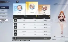 Conta Tower of fantasy TOP RANK