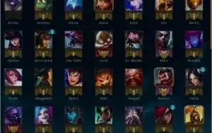 Conta de LOL Gold na Season 6 - 75 Champions/34 Skins