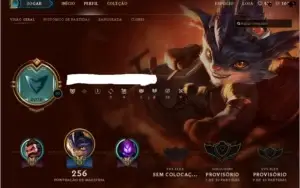Conta de LOL Gold na Season 6 - 75 Champions/34 Skins