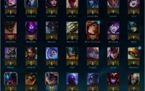 Conta de LOL Gold na Season 6 - 75 Champions/34 Skins