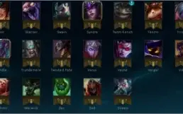 Conta de LOL Gold na Season 6 - 75 Champions/34 Skins
