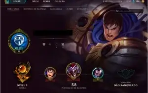 Conta UNRANKED LVL 30 - EMAIL NÃO CONFIRMADO