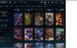 Conta League of Legends 1261 Skins (PAX Skins, Human Ryze)