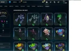 Conta League of Legends 1261 Skins (PAX Skins, Human Ryze)