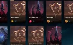 131 CAMPEÕES, 117 SKINS, 10 PÁGINAS DE RUNAS, 173 ICONES