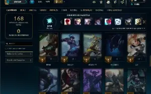 Contra Esmeralda 3 com 60 Champs e 25 Skins