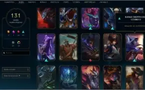 Conta League of Legends - 131 skins - lol