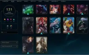 Conta League of Legends - 131 skins - lol
