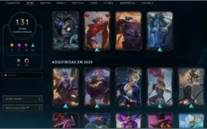 Conta League of Legends - 131 skins - lol