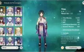 Conta Ar 27 com Xiao + Lança de jade