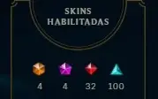 Conta LOL todos personagens mais de 400 skins