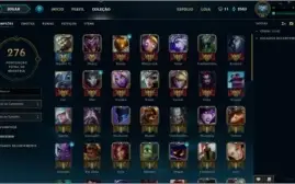 Vendo Conta de League Of Legends D5 com 77 Champ mais Skins