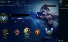 Vendo Conta de League Of Legends D5 com 77 Champ mais Skins