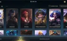Conta Wild Rift 29 skins 60 champions