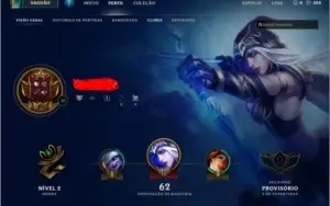 Conta de league of legends unranked
