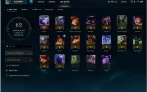 Conta de league of legends unranked