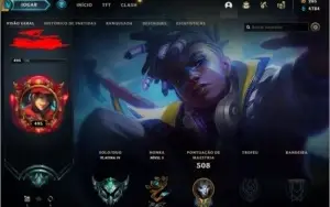 Conta LOL Plat4 - 127 Champs - 152 Skins