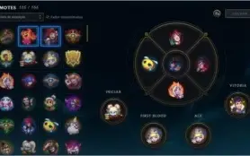 Conta LOL Plat4 - 127 Champs - 152 Skins