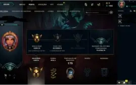Conta League of Legends Ouro 3 20 Skin