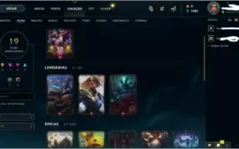 Conta League of Legends Ouro 3 20 Skin