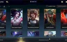Conta wild rift 600 reais várias skin além de top 200 gm