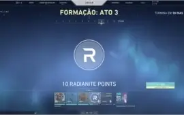 conta de valorant com estampa rara
