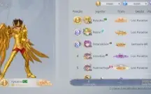 Saint Seiya EX - Conta com Shaka, Seiya Odin e Saga Maligno