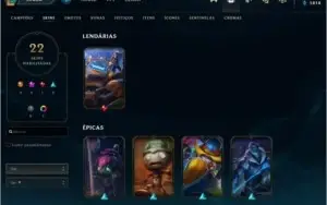 Conta level 40 bom MMR Platina 1, dropou do D2 (inatividade)
