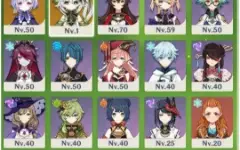 ☘️ [Tighnari + Harpa + Nahida + Kokomi + Venti] ☘️