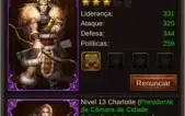 Conta Evony Castelo 17 com 8000 Gemas