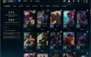 Conta ouro 4 com 111 champs e 108 skins MAIN TOP / MID / ADC