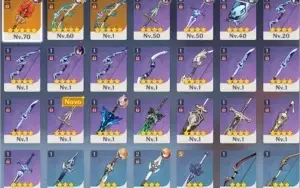 Hutao + Báculo + 2 Elegia + Qiqi AR 36