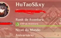 Hutao + Báculo + 2 Elegia + Qiqi AR 36
